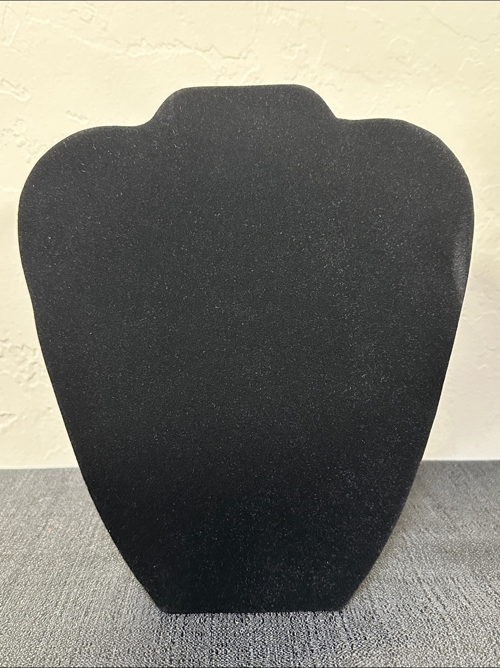 Two Black Velveteen Standing Necklace Displays - Picture 3 of 6
